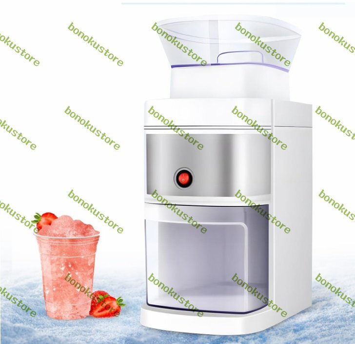 かき氷機 電動 アイスクラッシャー 製氷機 業務用 家庭用 ワンタッチスイッチ 操作簡単 72KG/H製氷能力 250w拍卖