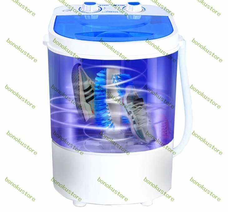 ミニ洗濯機 家庭用 靴洗い 脱水機能付き 4.5kg 一人暮らし 小型洗濯機 簡易洗濯機 洗濯器 タイマー機能 10分洗濯 5分脱水 省エネ拍卖