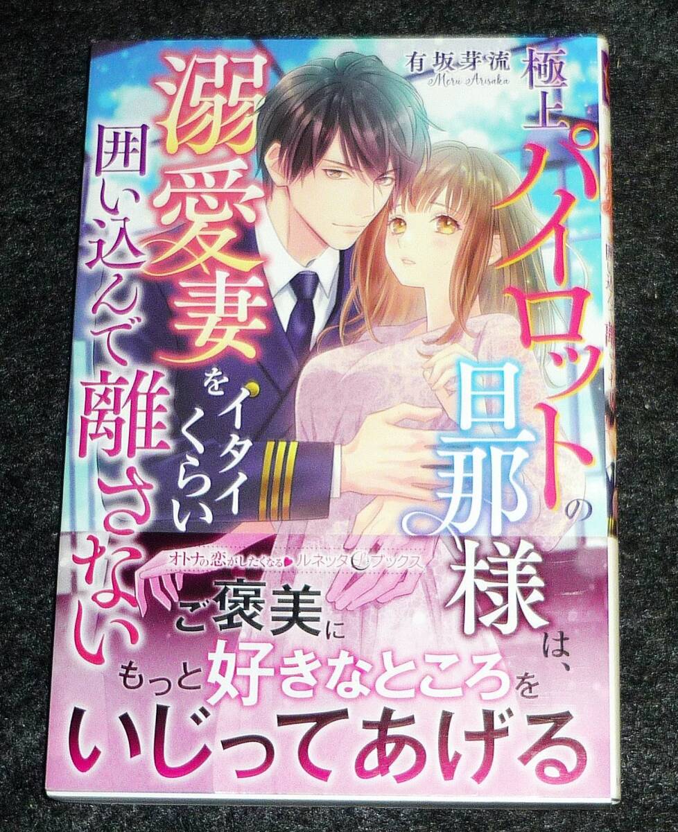 極上パイロットの旦那様は、溺愛妻をイタイくらい囲い込んで離さない (ルネッタブックス) 単行本 2023/8 ●★有坂 芽流 (著)【050】拍卖