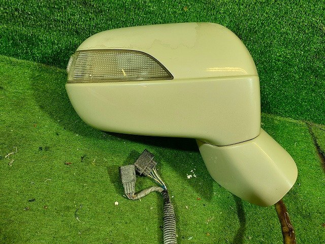 ※A管理75813 H20 オデッセイ RB1 】★ 色替え 塗膜劣化 現状品 ★右 ドアミラー ブルーレンズ付 5P+6Pカプラー★電動 格納 動作確認OK拍卖
