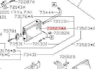 【スバル純正新品】SUBARU 未使用品 ★希少廃版品★ フォレスター SG5 エバポレーター エバポ SG5 SG9 2001/11-2007/11拍卖