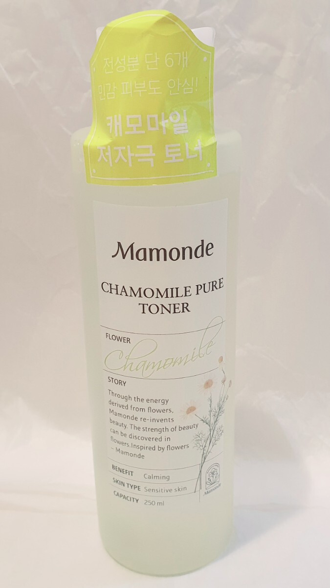未使用新品 マモンド カモミールピュアトナー 化粧水 250ml 韓国コスメ 訳あり拍卖