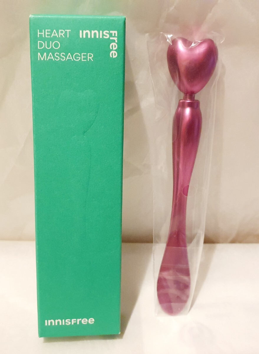 未使用新品 イニスフリー Innisfree ハートデュオマッサージャー ハート型マッサージ器 スパチュラ 美顔器拍卖