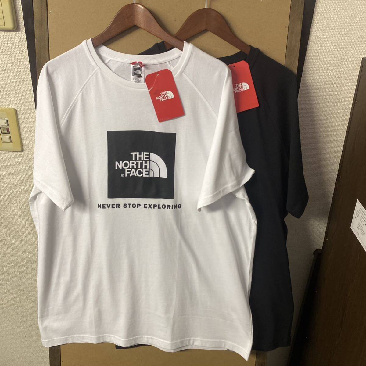 【新品】THE NORTH FACE ビッグサイズ プリントTシャツ XLサイズ 2枚セット拍卖