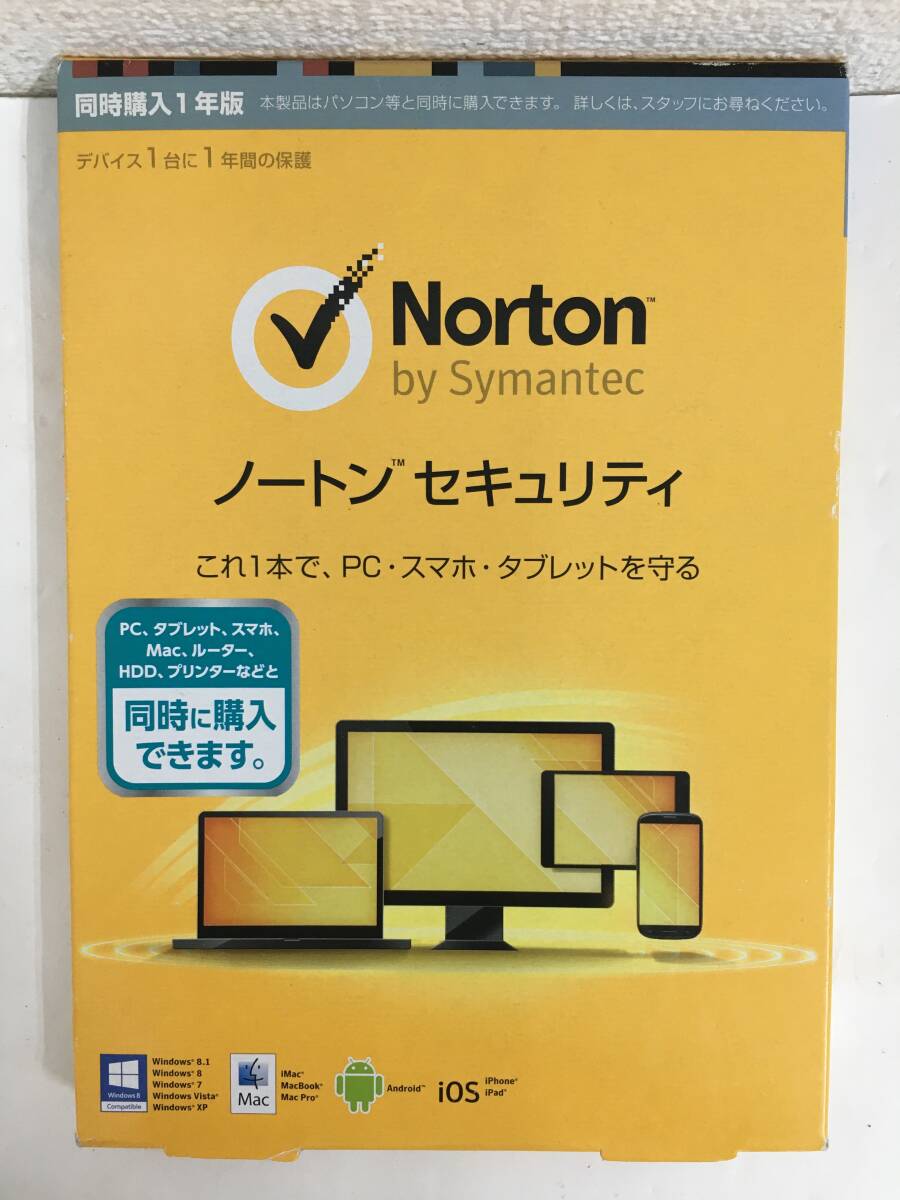 ●○F547 未開封 Windows Macintos Norton ノートン セキュリティ 1年1台版○●拍卖