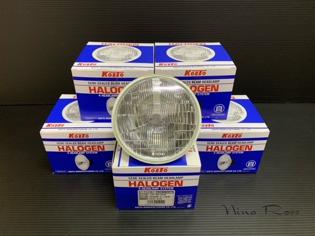 KOITO ヘッドライト ヘッドランプ 丸型4灯 ハイ・ロー兼用 ハロゲン インパラ 4HSSB-2-12HP 新品拍卖