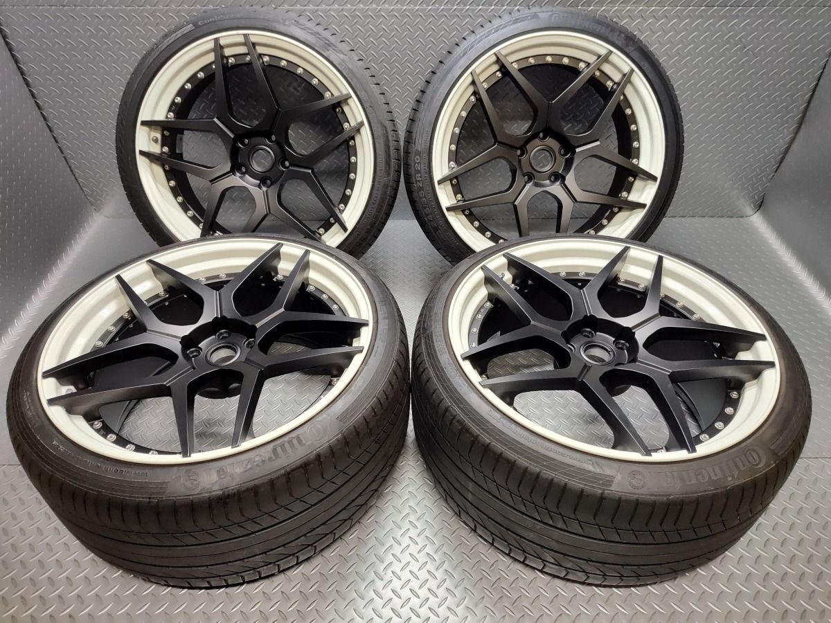 フェラーリ 458 BC FORGED 20in 9J +30 & 21in 11J +40 5穴114.3 コンチ スポーツコンタクト 245/35ZR20 295/30ZR21(23120001)拍卖