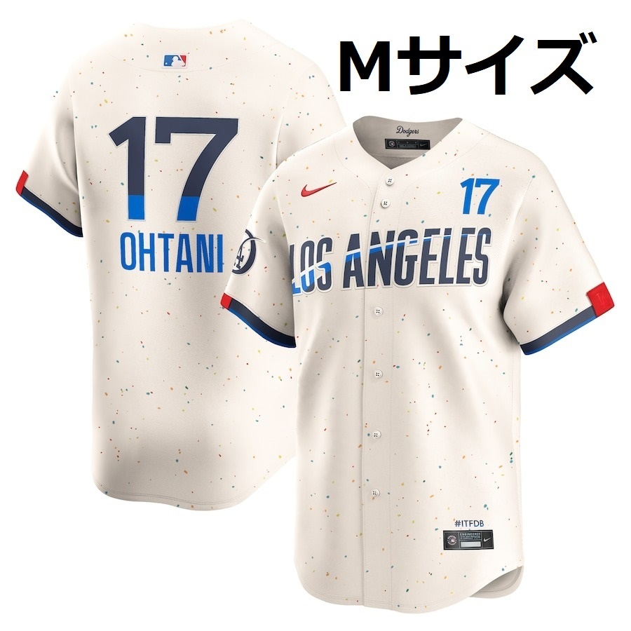 【MS】即発送!大谷翔平 シティコネクト ユニフォーム 2024年ドジャース 限定版 ナイキ社製 新品タグ付き MLB正規ジャージー サイズM拍卖