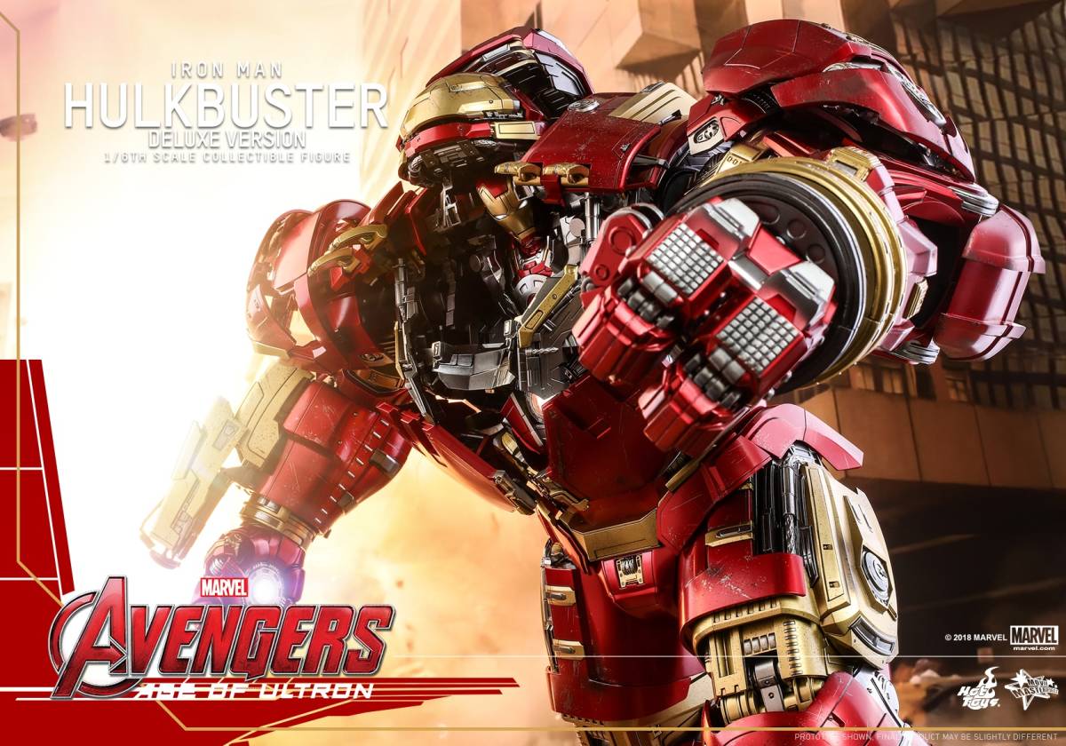 ホットトイズ 1/6 アベンジャーズ エイジ・オブ・ウルトロン ハルクバスター(デラックス版) 未開封新品 MMS510 Hulkbuster DX Version拍卖