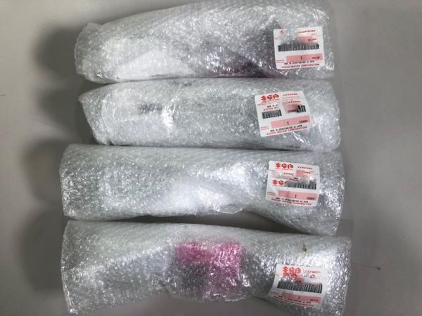 未使用 スズキ 純正 ハスラー MR52S/MR92S ドアアウトサイドハンドル フロント リア 左右 4個1台分セット ブラック拍卖