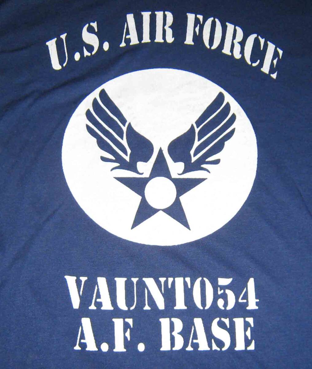 U.S.AIR FORCE 米空軍 紺 ネイビー Tシャツ L拍卖