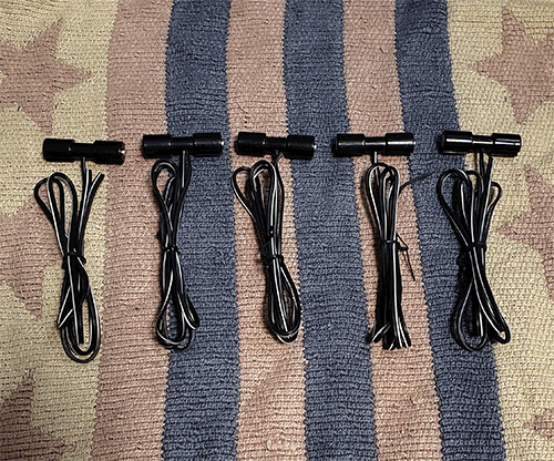 単三 単3 ダミー電池 電源供給型 ケーブル付 黒 1本タイプ 日本製 未使用 5セット拍卖