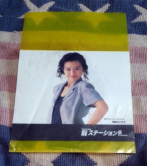クリアファイル 東芝 AVステーション in AKIHABARA 薬師丸ひろ子 エリサ クリアーファイル 非売品拍卖