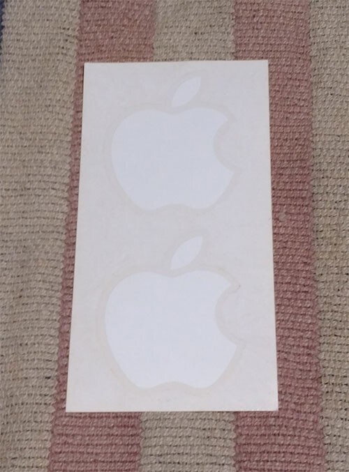 ステッカー Apple 純正 非売品 白 アップル マーク シール 未使用拍卖