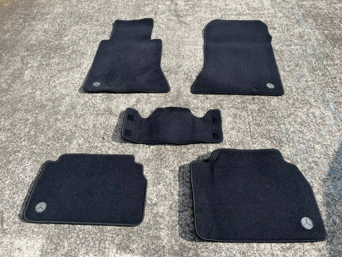 W124 ベンツ Eクラス LHD 左ハンドル フロアマット ベンツマーク 純正 拍卖