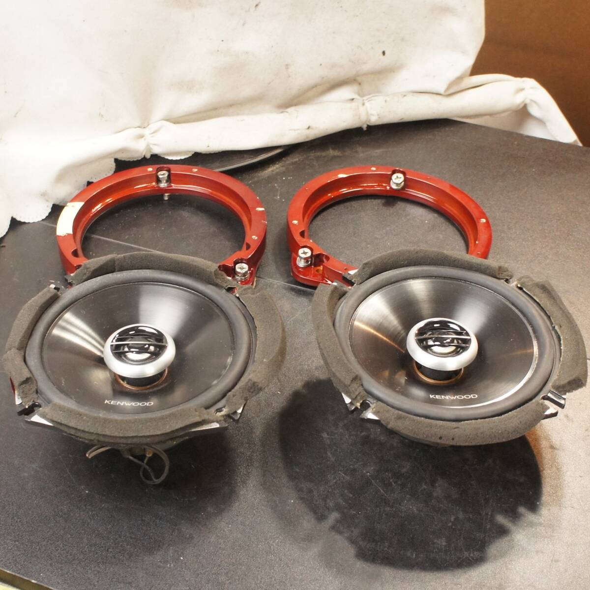 音出OK KFC-VX17 180W 17cm スピーカー インナーバッフル付 ミッド ケンウッド KENWOOD @6586s拍卖