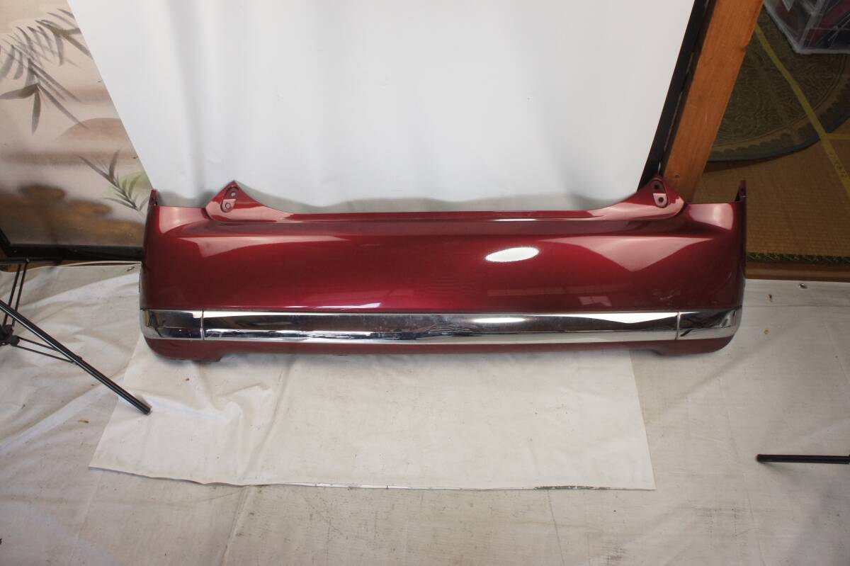 52159-B2160 リアバンパー メッキモール付 R45 ルージュレッドクリスタル L650S L660S ミラジーノ メッキガーニッシュ ダイハツ 純正@6648s拍卖