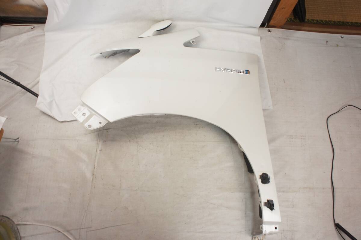 助手席側 フロント フェンダー 070 パールホワイト ANH20W ANH25W GGH20W GGH25W ヴェルファイア 左 L 53828-58070 トヨタ 純正 @6581s拍卖