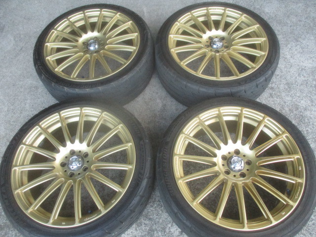 ☆美品バリ山☆ RAYS VERSUS Campionato FUORISERIE NF15 18インチ 4本 レガシィ プリウス 86拍卖