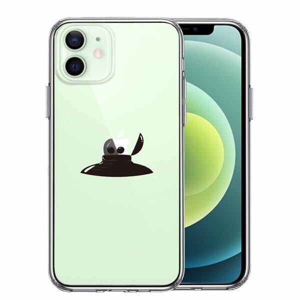 iPhone12 ケース クリア UFO 偵察 スマホケース 側面ソフト 背面ハード ハイブリッド拍卖
