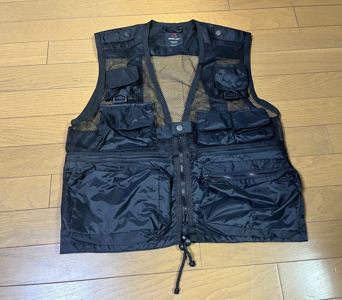 中古 ROTHCO RECON VEST Sサイズ ロスコ ナイロン 黒 ブラック タクティカルベスト ミリタリー サバゲー 装備拍卖