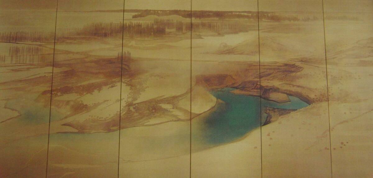 田渕俊夫、「水」、希少画集・額装画、日本製・新品額縁にて額装致します、状態良好、日本人画家拍卖