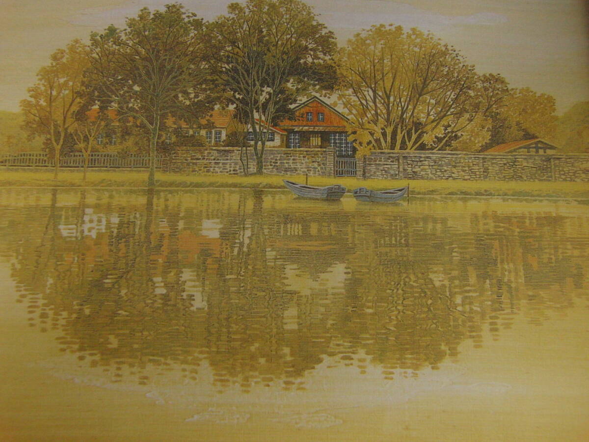 西田俊英、「映」、希少画集・額装画、日本製・新品額縁にて額装致します、状態良好、日本人画家拍卖