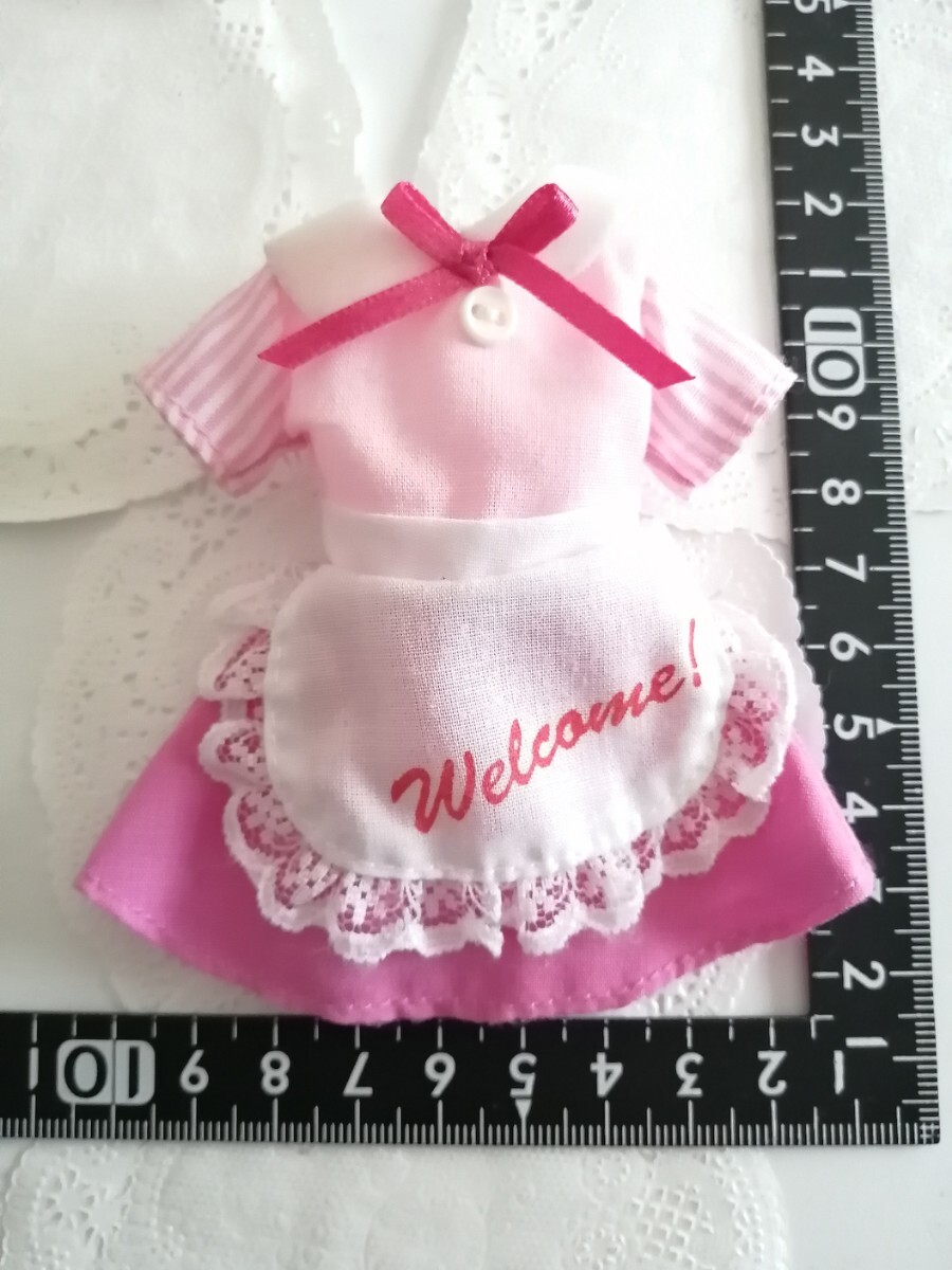 3r624 ドール用 ウエイトレス ワンピース エプロンピュアニーモ リカちゃん ブライス 1/6ドール サイズ拍卖