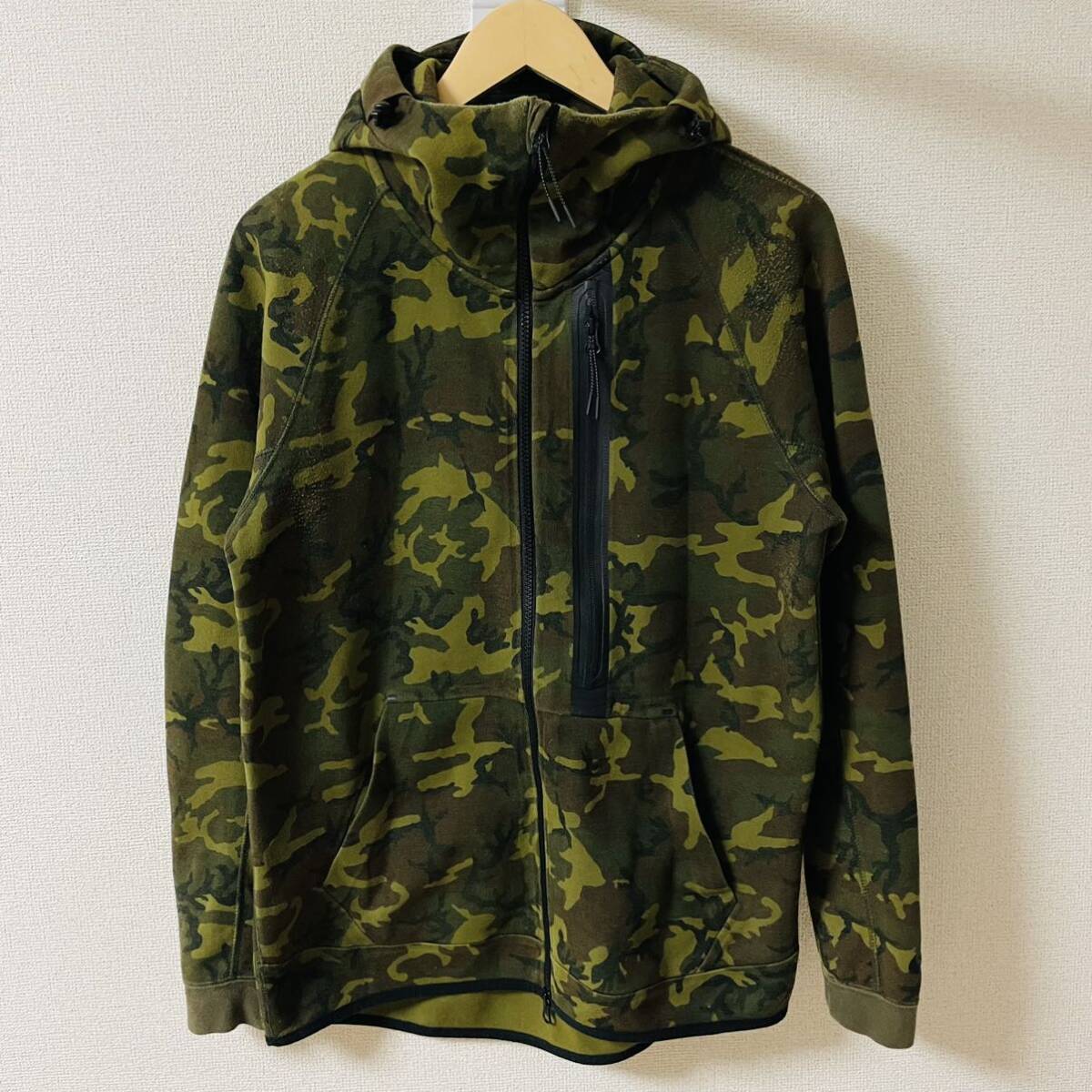 NIKE ナイキ パーカー ジャケット 迷彩 古着 ジップアップ メンズ M拍卖