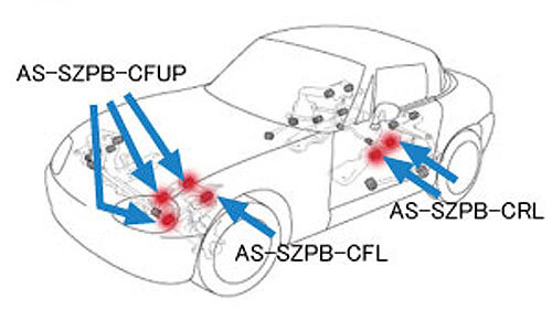 オートスタッフ スズキ カプチーノ ピロ ブッシュ 1個 フロントロアアーム前側 AS-SZPB-CFUP拍卖