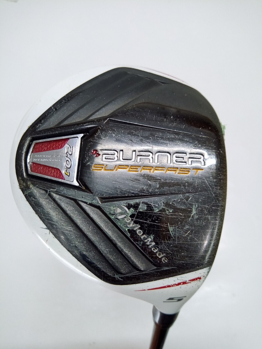TaylorMade BURNER SUPERFAST 2.0J FW 5W ロフト角不明 flex:R メンズ右 FUBUKI50 MITSUBISHI RAYON テーラーメイド フェアウェイウッド拍卖