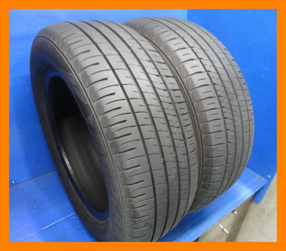 2022年製 9分山 2本セット 現行モデル ダンロップ ★ エナセーブ EC204 【215/60R16】 2本★PF0554 クラウン オデッセイ エスティマ拍卖