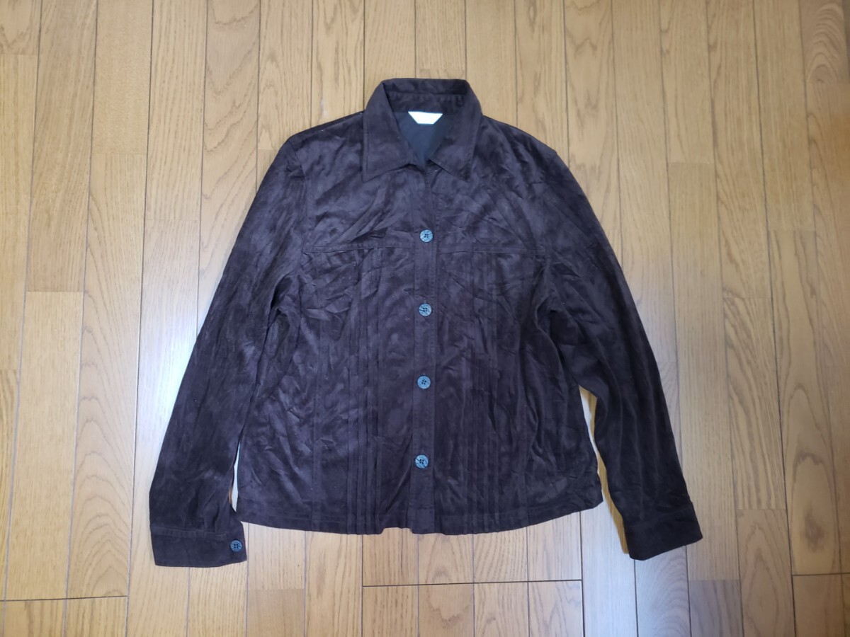 Bello Regia サイズM~L ブラウス シャツ 長袖 ブラウン 茶拍卖