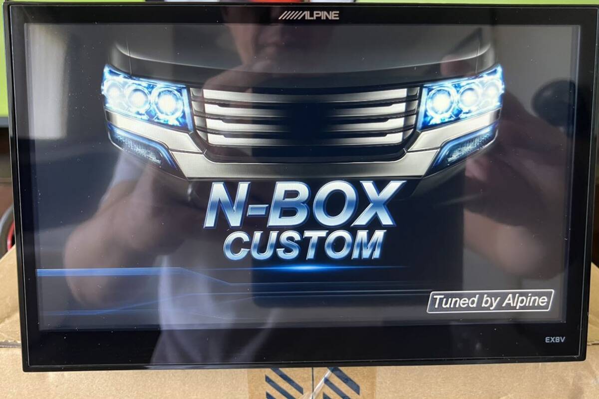 【2021年版】アルパイン EX8V N-BOX カスタム JB1/JB2 パーフェクトフィット 新品GPS付アンテナ ステリモ バックカメラ変換 録音用SD 取説拍卖