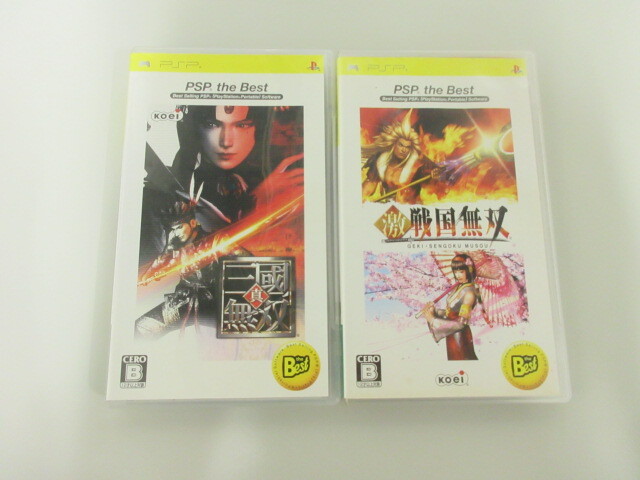 ★即決★【まとめ売り 2本 PSP】 真・三國無双/激・戦国無双 セット拍卖