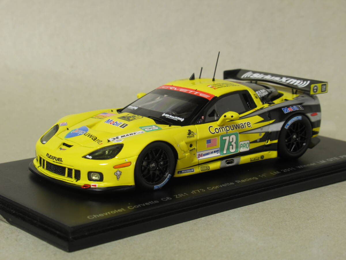 1/43 シボレー コルベット C6 ZR1 コルベットレーシング #73 ルマン 2011 GT PROクラス Winner拍卖
