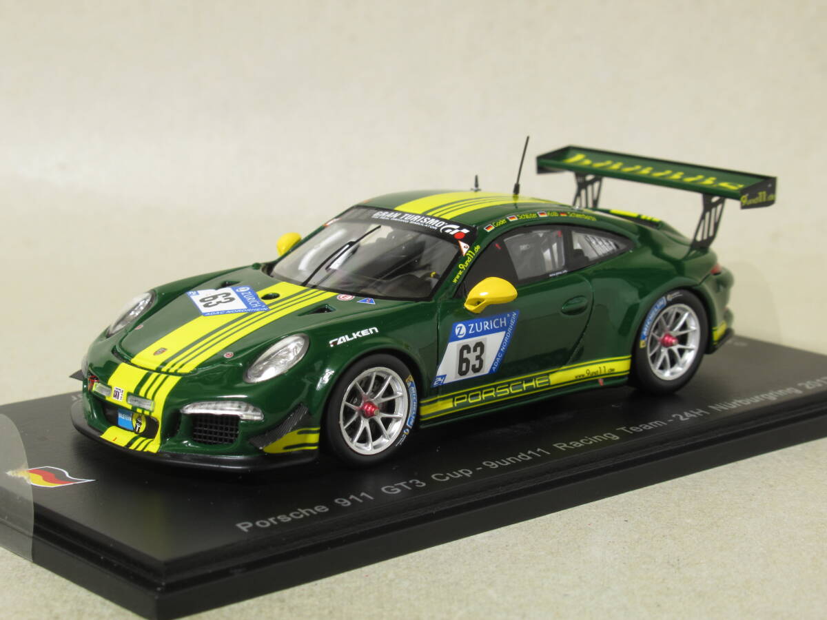 1/43 ポルシェ 911 GT3 Cup 9und11レーシングチーム #63 ニュルブルクリンク24時間 2017拍卖