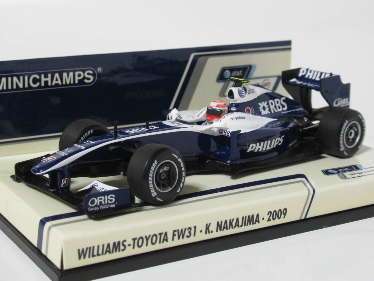 1/43 ウィリアムズトヨタ FW31 中嶋一貴 2009拍卖