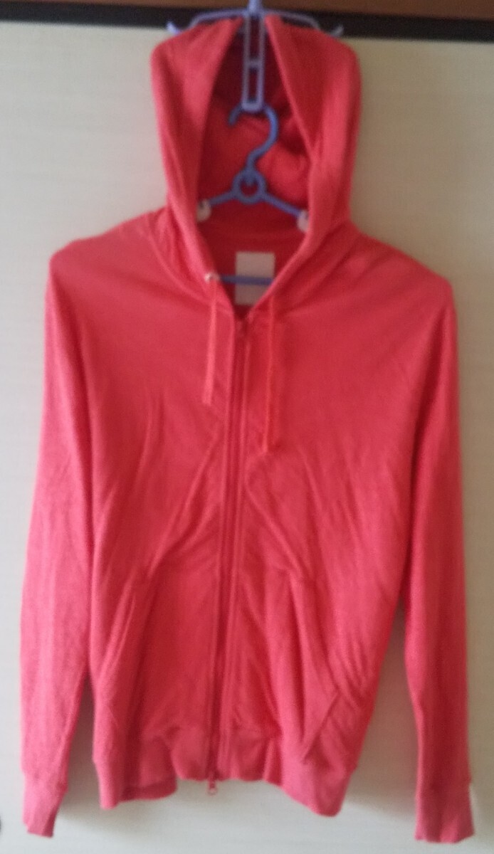 AZUL BY MOUSSY メンズ ジップアップパーカーM ピンク★アズール拍卖