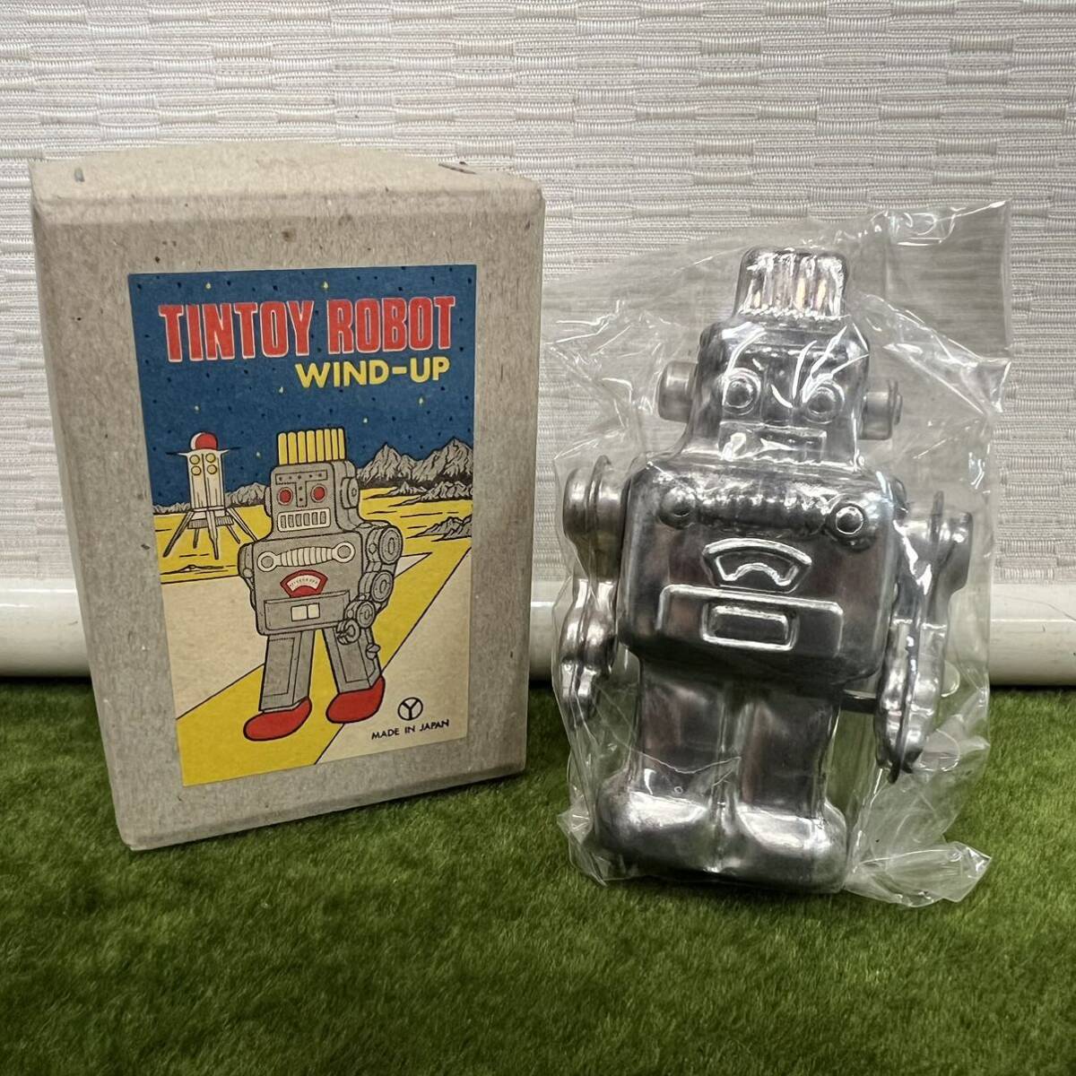 ★☆保管品/ブリキのおもちゃ ゼンマイ式TINTOY ROBOT WIND-UP 日本製/昭和レトロ ブリキ おもちゃ 玩具拍卖