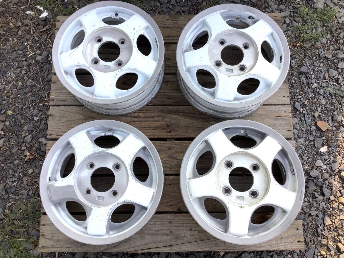 希少 PCD110 4.5J 13インチ ヨコハマ製? スーパーボルク Iスピード クレージュ ミラ ムーブ アトレー拍卖