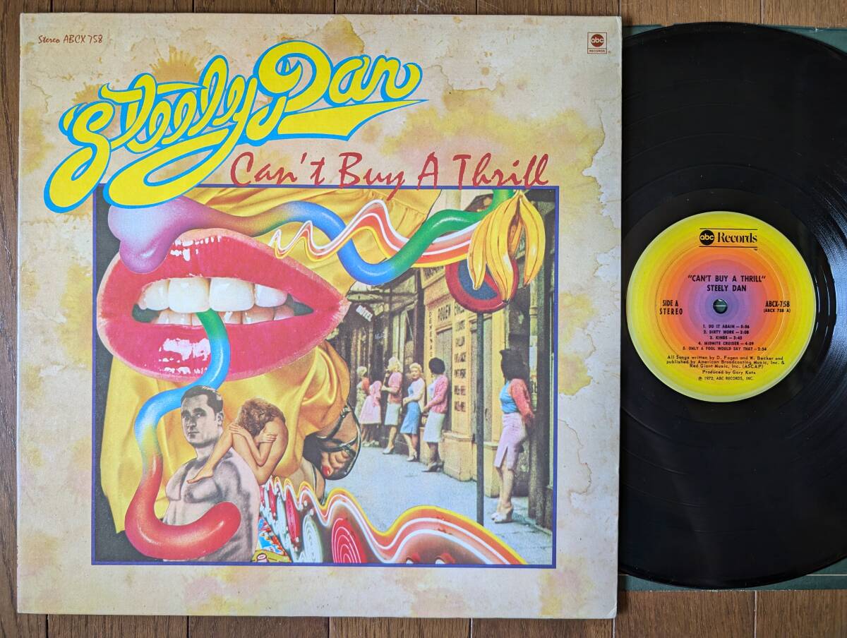 【LP】STEELY DAN(ABCX758米国製ABC1974年CAN’T BUY A THRILL/TERRE HAUTE PRESS/VAR.1 MAT/スティーリーダン/AOR)拍卖