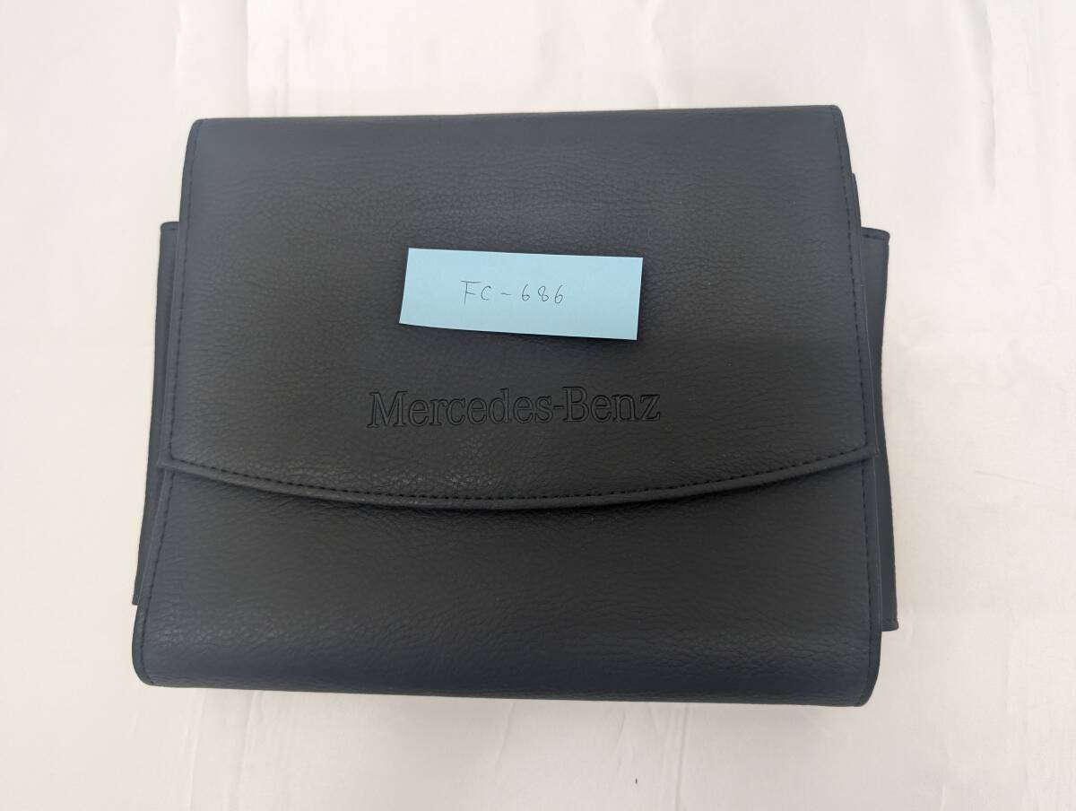 Mercedes-Benz メルセデスベンツ 車検証入れ 保証書取説ケース★FC-686拍卖