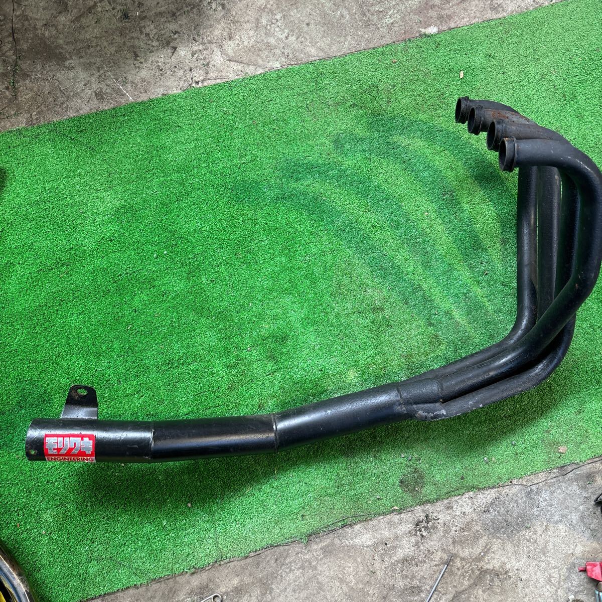 ゼファー1100 ショート管 社外マフラー ガリキズ拍卖