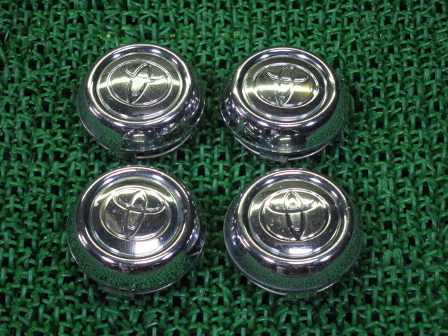 ★☆ トヨタ純正 ホイールキャップ センターキャップ 4個 63mm メッキ 15970☆★拍卖