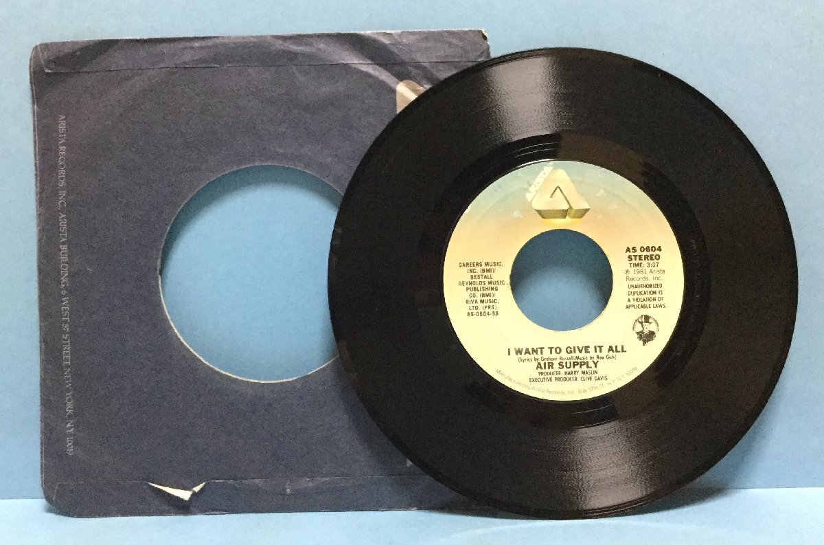 EP 洋楽 Air Supply / The One That You Love 米盤拍卖