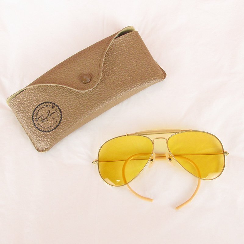 LYO17224 ビンテージ Ray-Ban レイバン 70s アウトドアーズマン ボシュロム B&L サングラス ゴールド拍卖