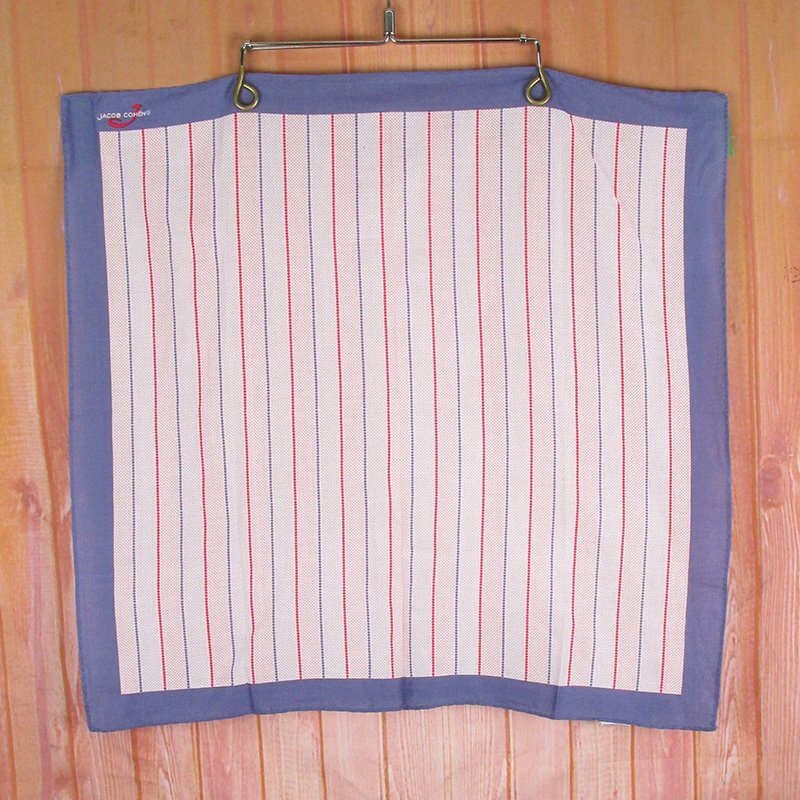 MYO17258 JACOB COHEN ヤコブコーエン ハンカチ チーフ ホワイト系/ブルー系/レッド系 美品(クリックポスト可)拍卖