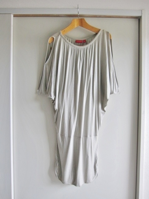 US購入 美品 NEW YORK COMPANY collection チュニック ワンピ 新品同様 Brand トップス SILVER グレー お洒落 NY ブランド 綺麗 レア 得拍卖