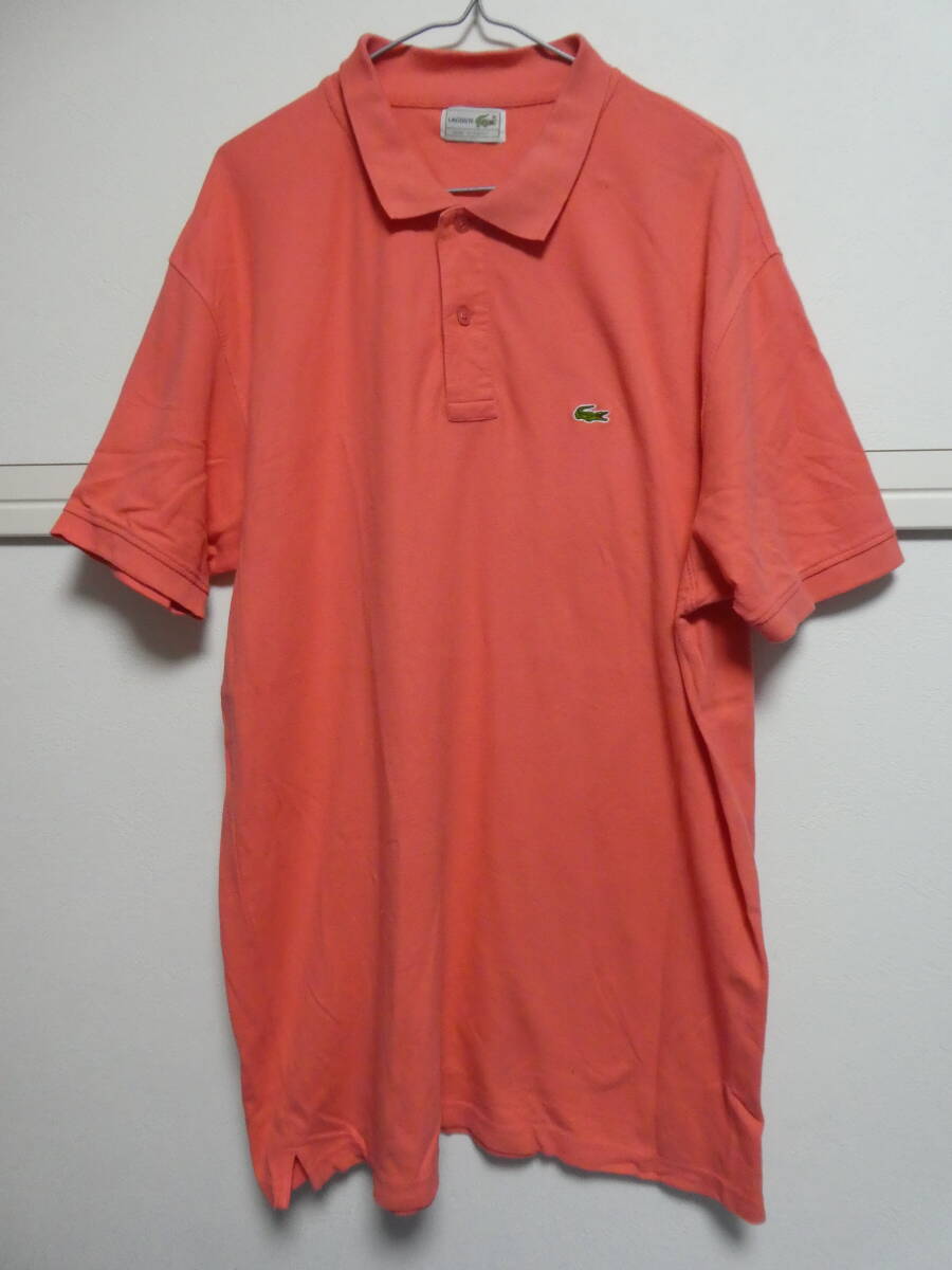 ラコステ フランス製 フレラコ ポロシャツ Chemise Lacoste MADE IN FRANCE ビンテージ ヴィンテージ ビッグシルエット拍卖